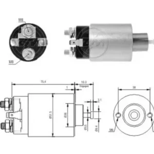 Starter Motor Switch Solenoid for SUBARU IMPREZA GRE WRX 2.5L EJ255 Turbo Petrol