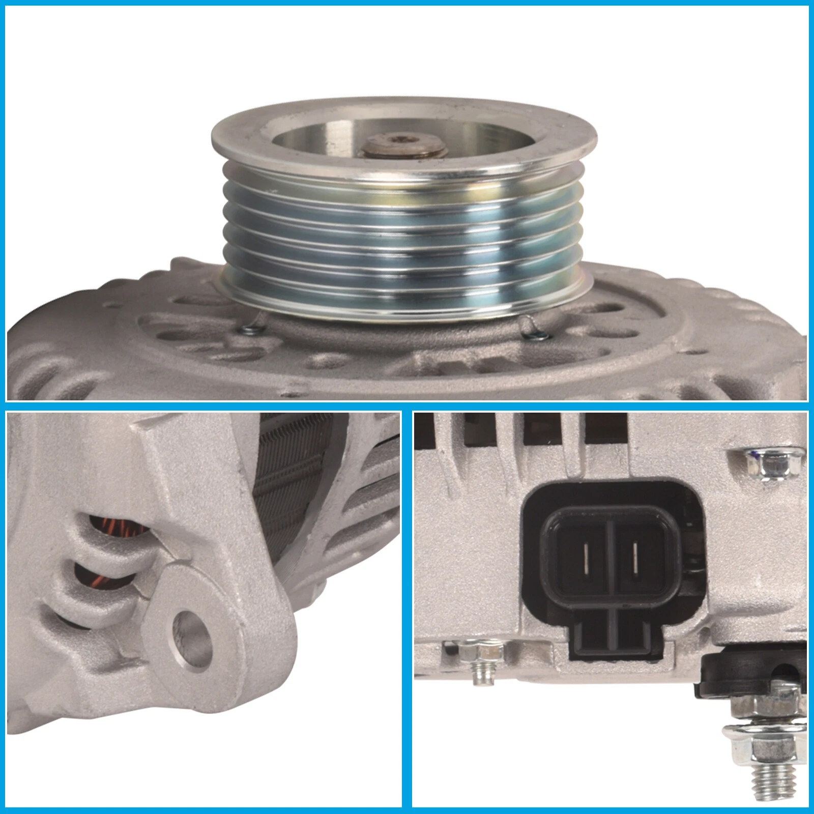 Alternator fit Nissan Patrol GU Y61 TB48 TB48DE 4.8L Petrol 02-07 - Image 6